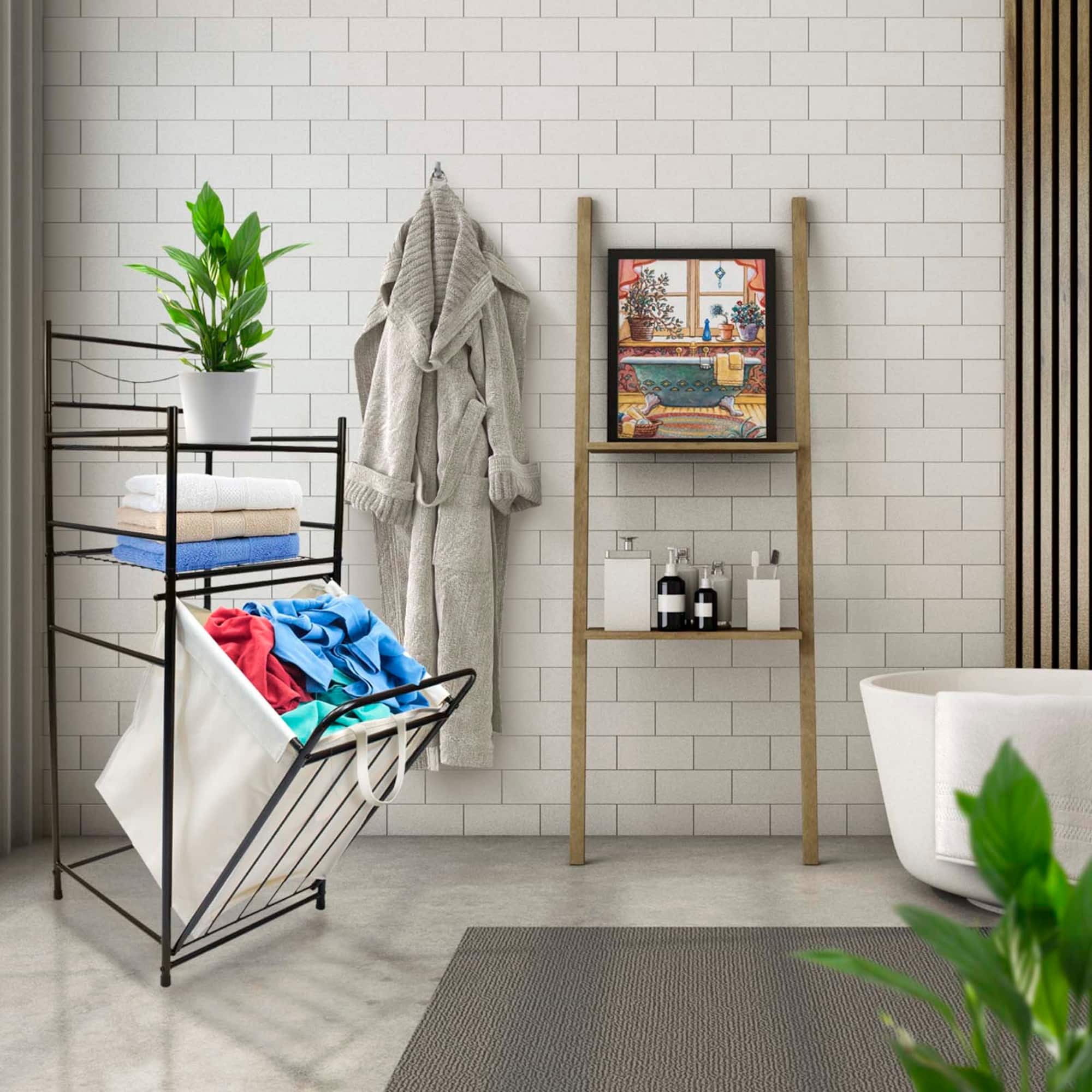 Sorbus 41.5" Bathroom Tower with Hamper
